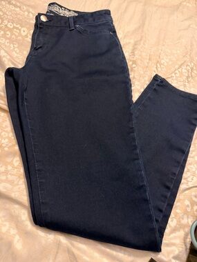 Express Women's Navy Skinny Jeans